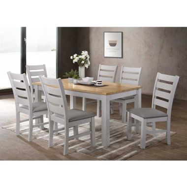 Hampshire Grey & Oak Dining Set