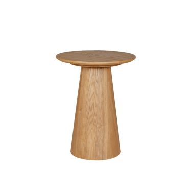 Hailey Lamp Table Round -Brown