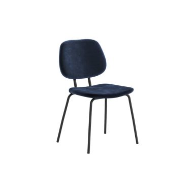 Lily Navy Velvet Dining Chair