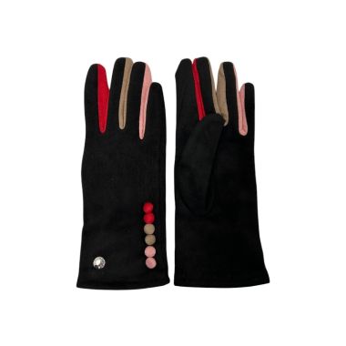 Colourful Fingers Boxed Gloves Black