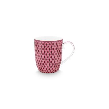 Mug Small Flower Festival Dark Pink 145M