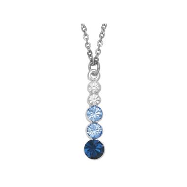 Indulgence Silver Cry Aquamarine & Indicolite Neck