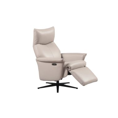 Leandro Electric Reclining Accent Chair - Cashmere