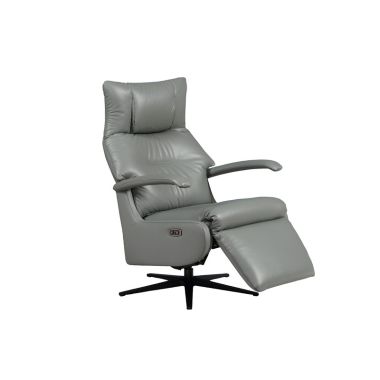 Luca Electric Recliner Accent Chair Steel
