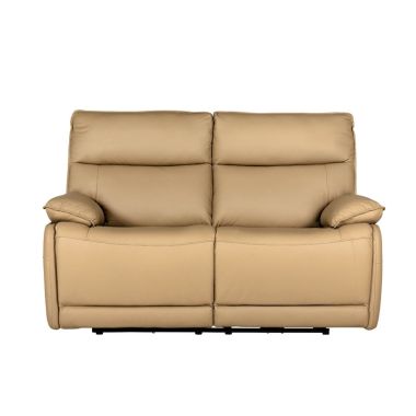Lugo 2 Seater Electric Recliner - Latte