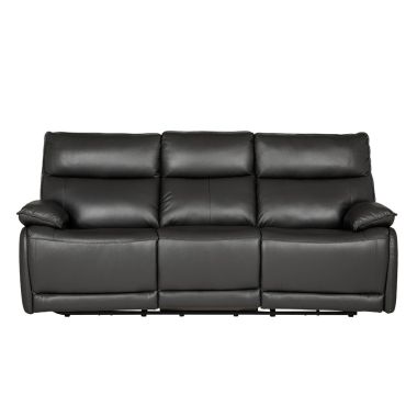Lugo 3 Seater Electric Recliner - Dark Grey