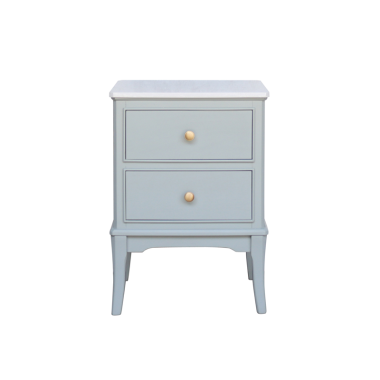 Monroe 2 Dr Accent Table With Marble Sage Top