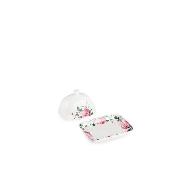 Rose Collection Butter Dish