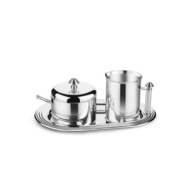 Silver Plated Sugar And Creamer Set