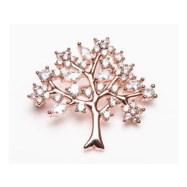 Newgrange Living Rosegold Tree Of Life Brooch