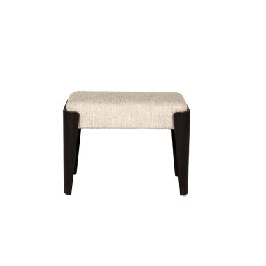 Rhodes Ebony Dressing Stool