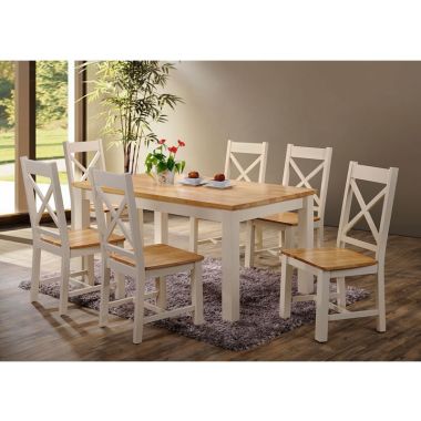 Rochester Chair - Cream And  Oak