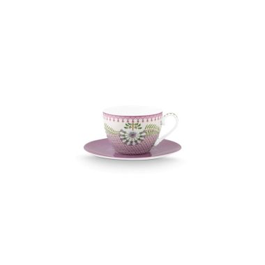 Set of 2 Cups and Saucers Lily & Lotus 280ml