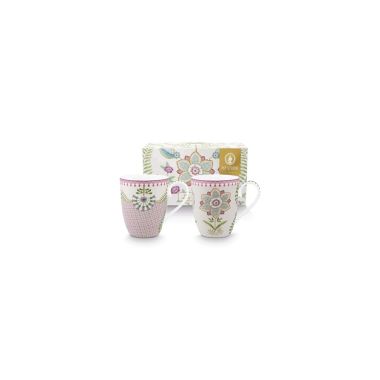 Set Of 2 Mugs Large Lily&Lotus 350Ml