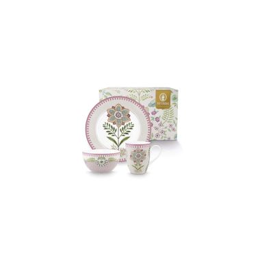 Set Of 3 Breakfast Set Lily & Lotus