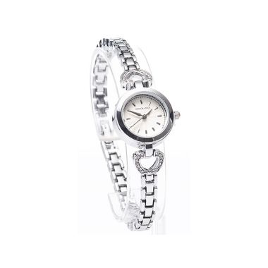 Newgrange Living Silver Diamond Heart Watch