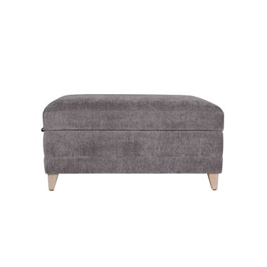 Tate - Storage Ottoman- Grey