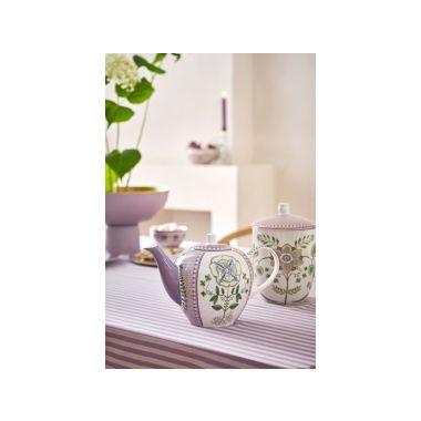 Tea Pot Lily & Lotus Tiles Lilac 1.6Ltr