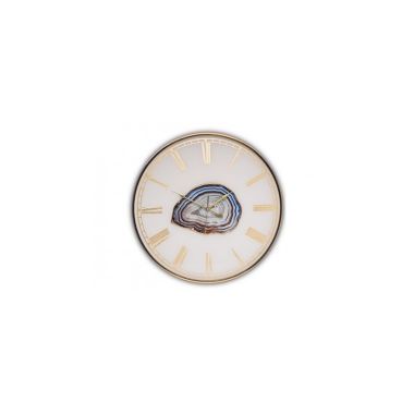 The Grange Collection Wall Clock With Agate Center
