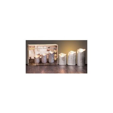 The Grange Collection Candle Led Candle Set Of 3 S