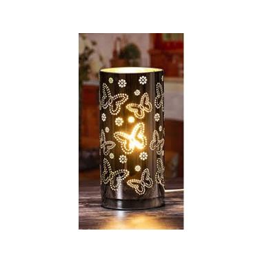 Newgrange Living Chrome Meta Butterfly Table Lamp
