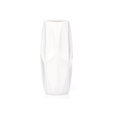 The Grange Collection White Ceramic Vase
