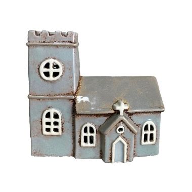 Village Pottery Norman Church Tealight