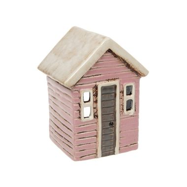 Village Pottery Pink Beach House Tealight