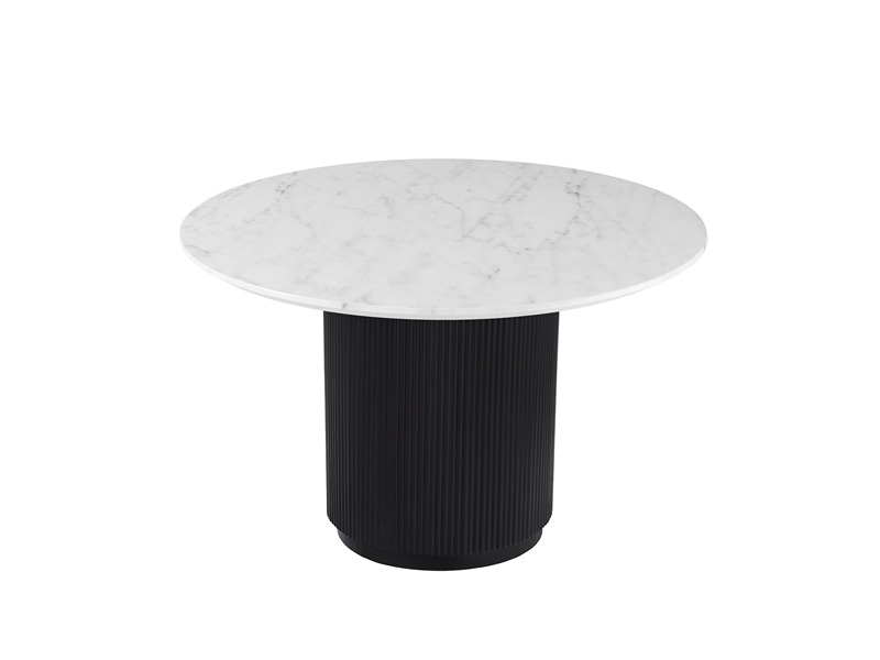 Lucas Round Dining Table 1200 Marble Top