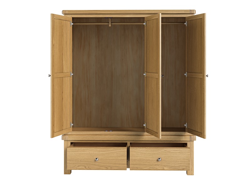 Normandy Triple Wardrobe