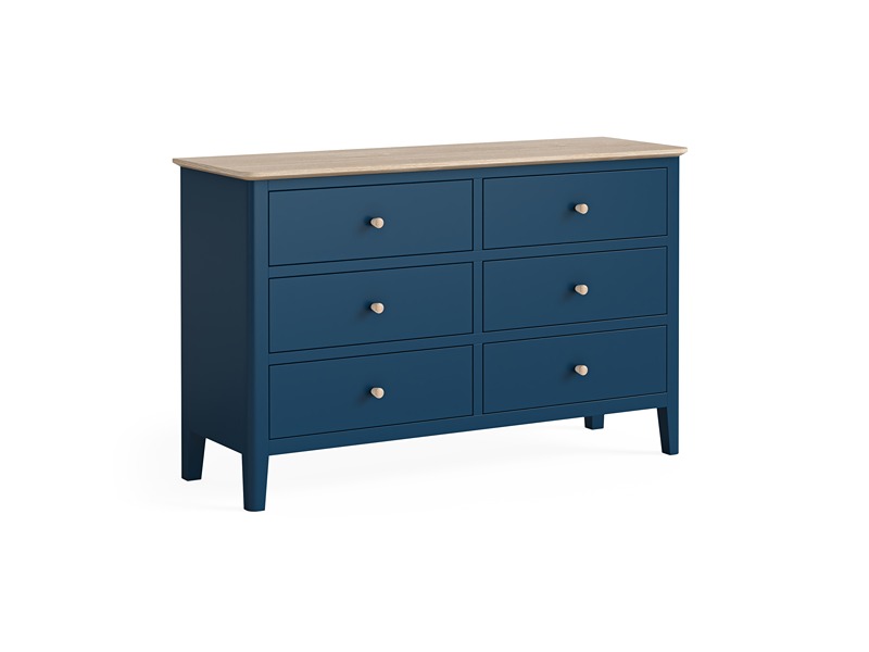 Marlow Navy Chest 6 Drawers