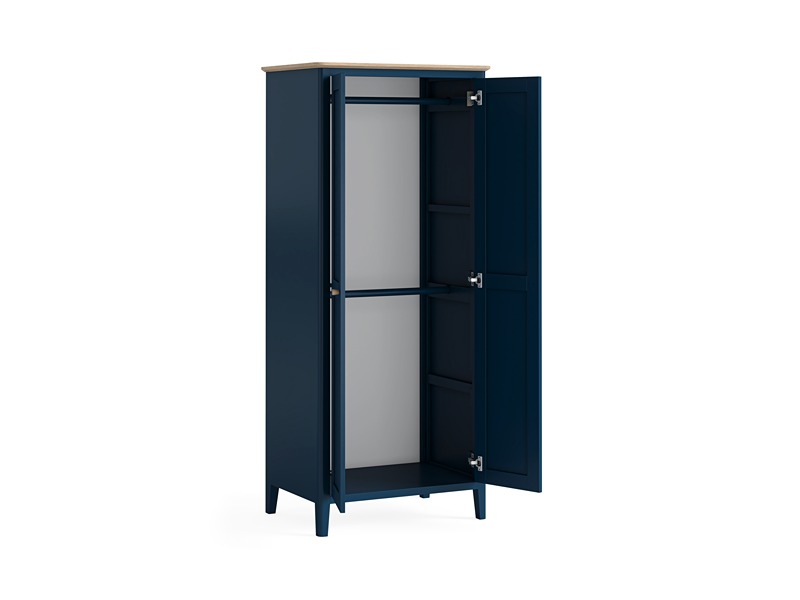 Marlow Navy Full Hanging Wardrobe