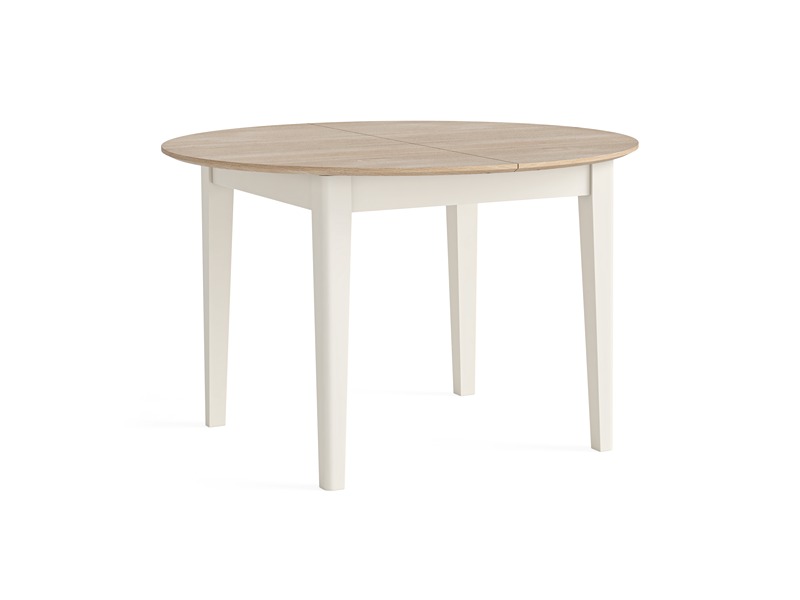 Marlow Coconut Milk Round Ext. Dining Table 1200 A
