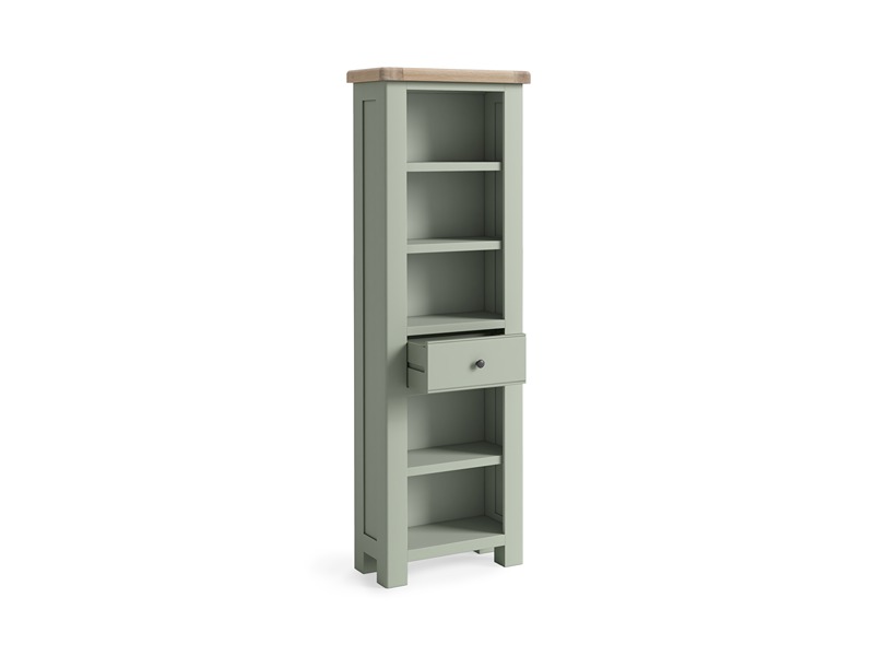 Salcombe Sage Slim Bookcase
