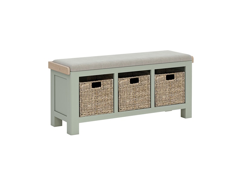 Salcombe Sage Storage Bench