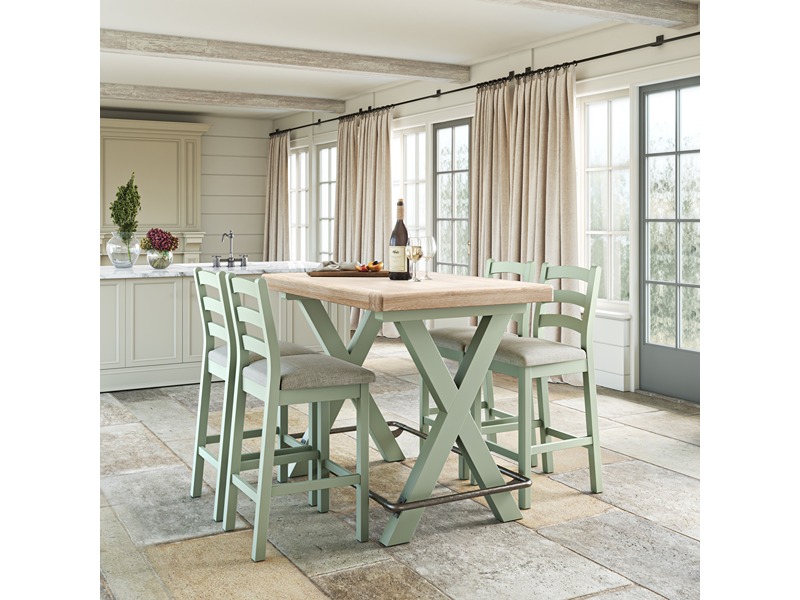 Salcombe Sage Bar Table