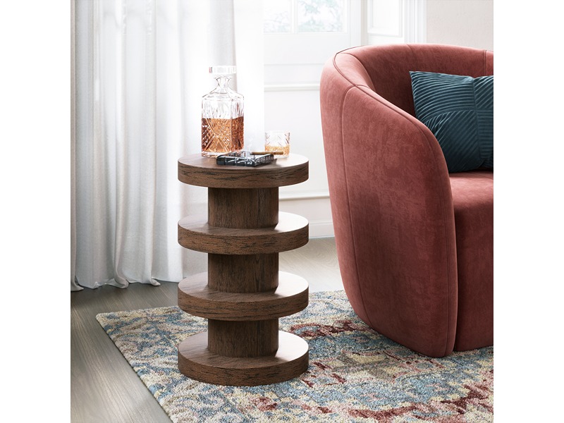 California Bobbin Side Table