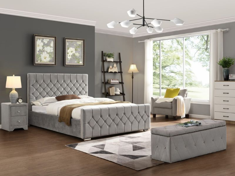 Galway Bed - Silver