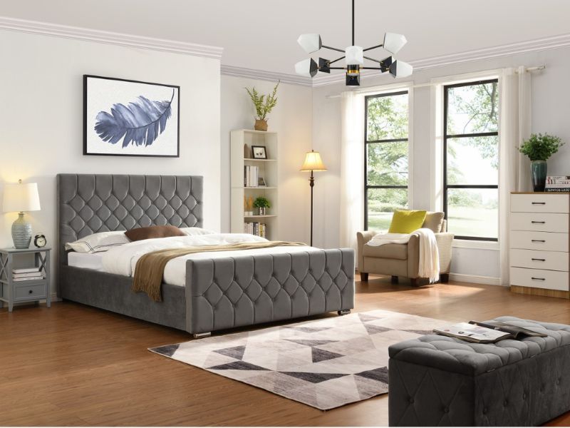 Galway Bed - Grey