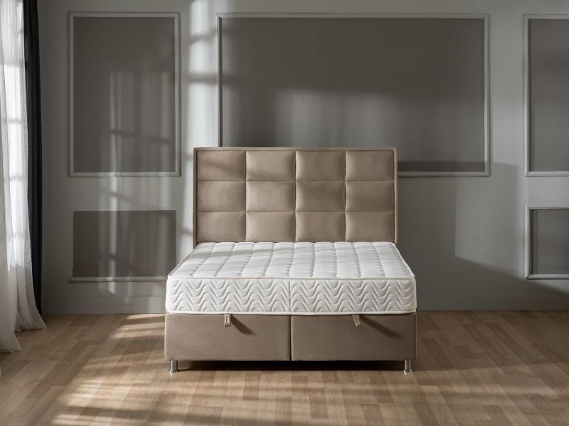 Hollywood Gas Lift Bed - Stone