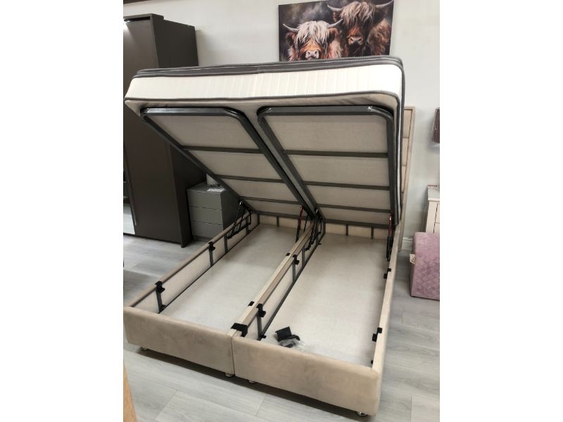 Hollywood Gas Lift Bed - Charcoal