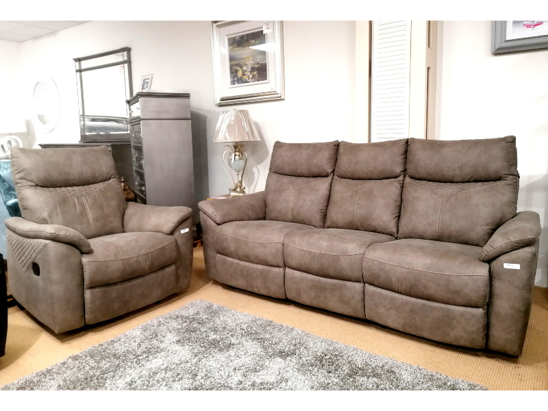 Hunter Recliner Group 3+2+1 - Stone