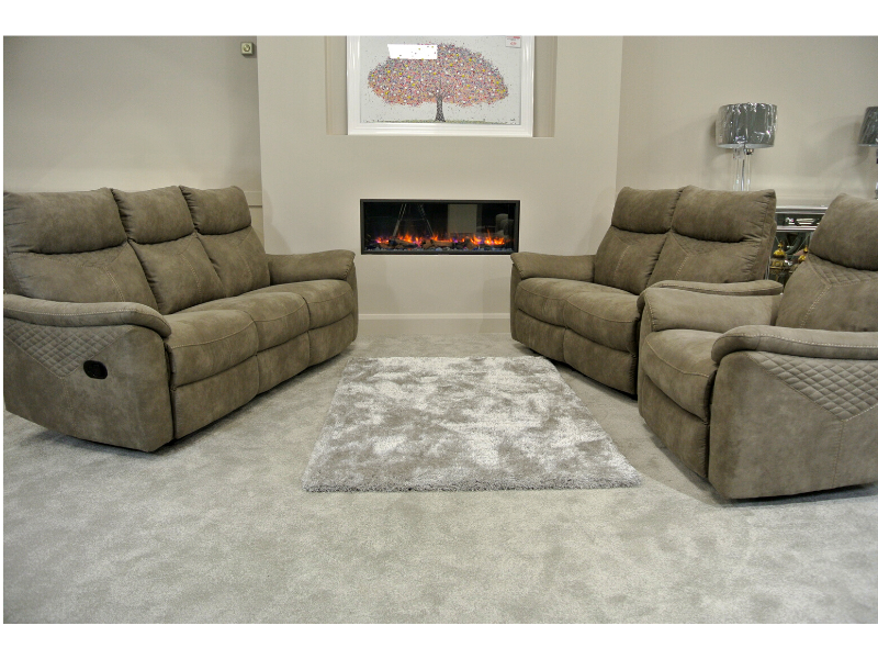 Hunter Recliner Group 3+2 - Stone