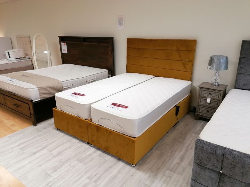 Motorised Bed - Range Of Colours Available