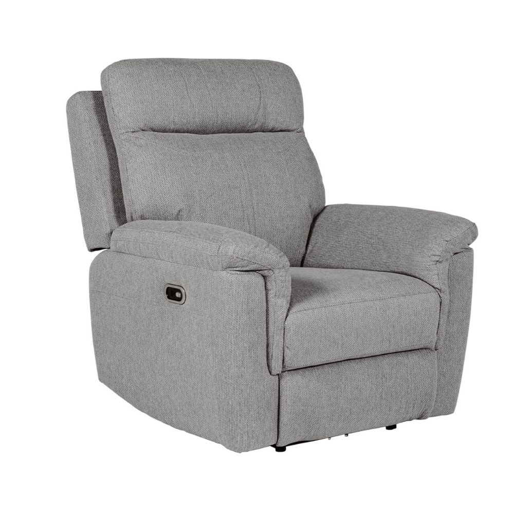 Bowie 1 Seater Electric Recliner - Grey