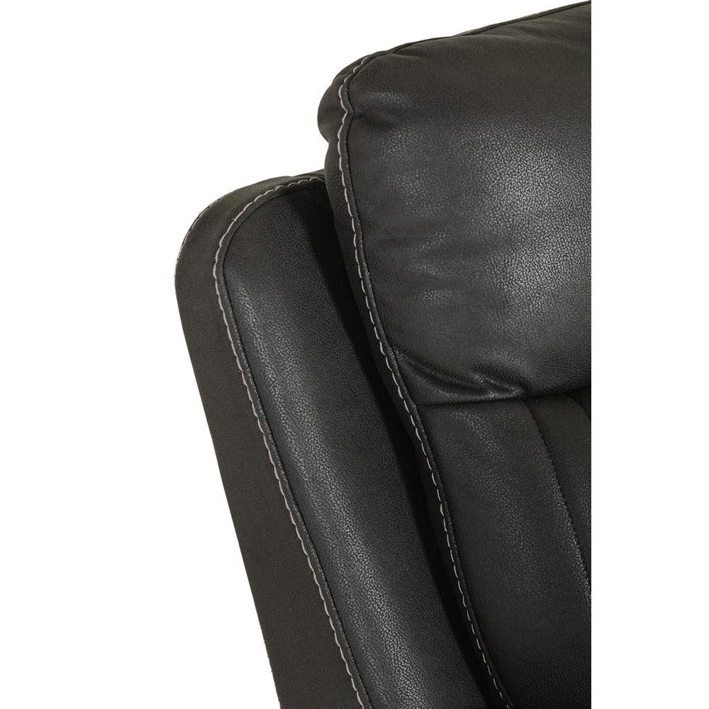 Barkley 2 Seater Manual Recliner - Dark Grey