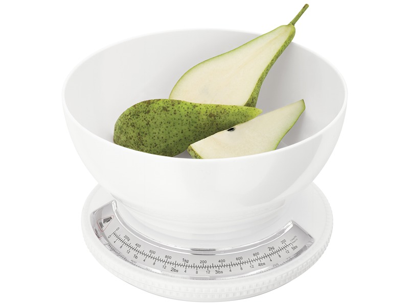 Judge Kitchen White Bowl Scales 2.2Kg