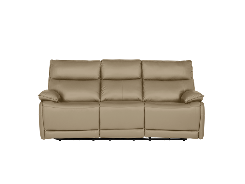Lugo 3 Seater Electric Recliner Latte