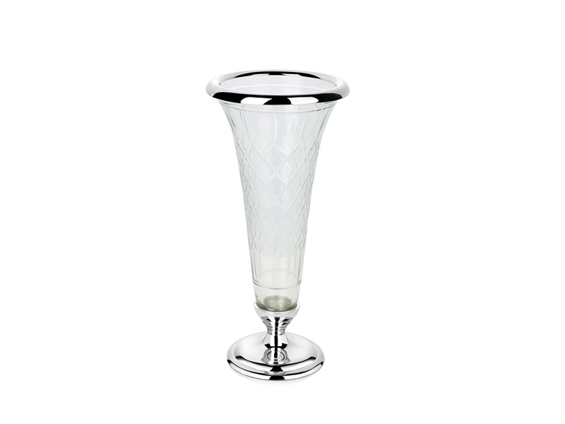 Medium Cut Glass Vase