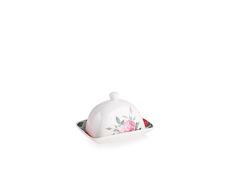 Rose Collection Butter Dish